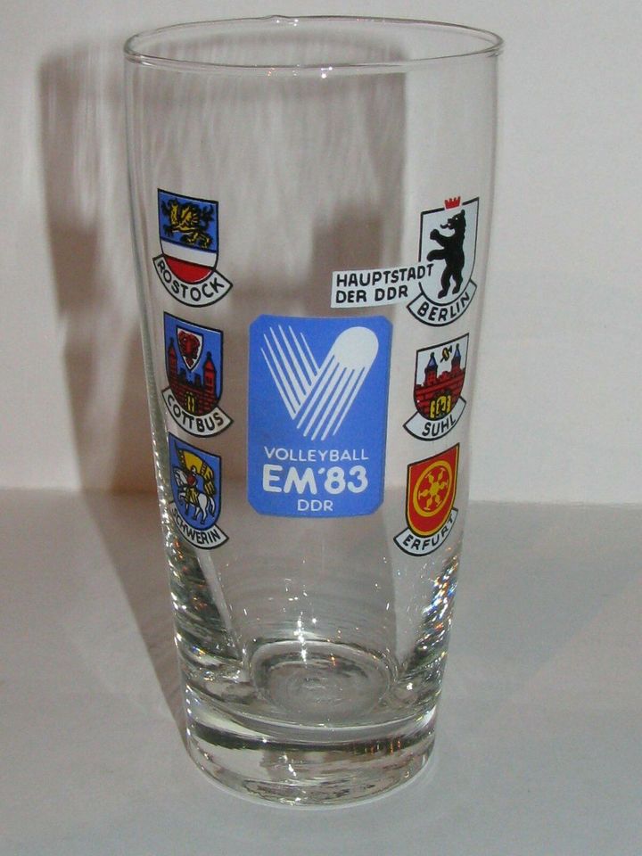 DDR Glas Volleyball EM 1983 - Berlin, Suhl, Erfurt, Rostock, ... in Königstein