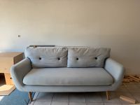Sofa grau mit Holzbeinen Hessen - Hünfeld Vorschau