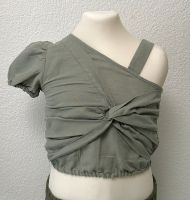 ZARA Top Shirt Gr. 140 Neu Bauchfrei khaki Schleife Bayern - Elsenfeld Vorschau