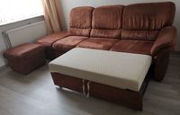 Rundecke Couch Sofa mit Ausziehmöglichkeit Bett Funktion Nordrhein-Westfalen - Oelde Vorschau