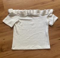 T-Shirt, Damen, Off Shoulder, weiß, Zara, EU S Hamburg-Nord - Hamburg Eppendorf Vorschau