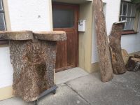 Rustikale Teilbaumstämme mit Rinde zu verkaufen Bayern - Bad Wörishofen Vorschau