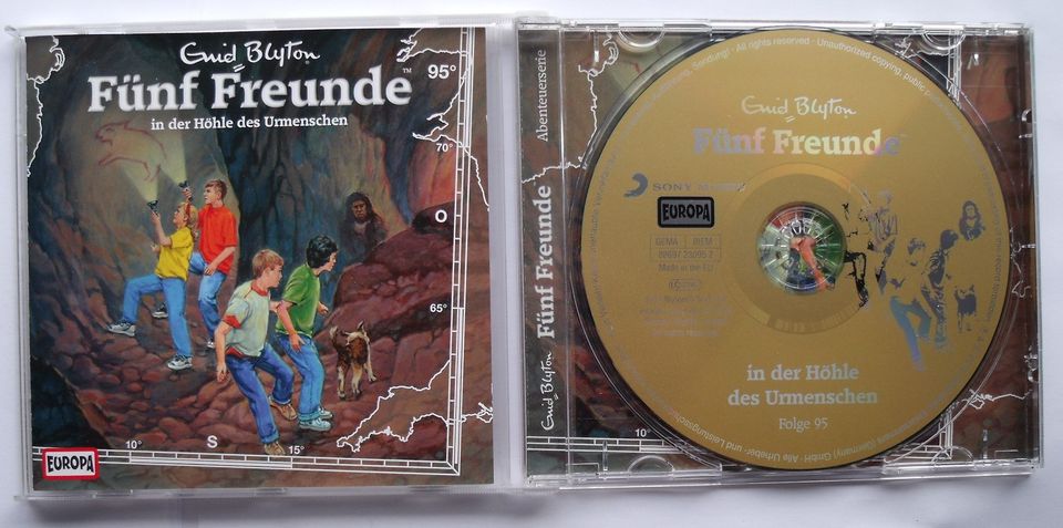 CD FÜNF FREUNDE FOLGE 95 in der Höhle des Urmenschen in Wesel