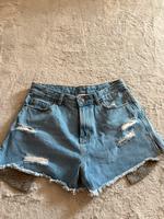 Kurze Jeans Shorts Leo Print Mom Fit Nordrhein-Westfalen - Lennestadt Vorschau