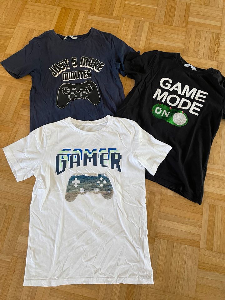 3 coole gaming T-Shirts, Jungen, Gr. 146/152 h&m, TOP Zustand! in Karlsruhe