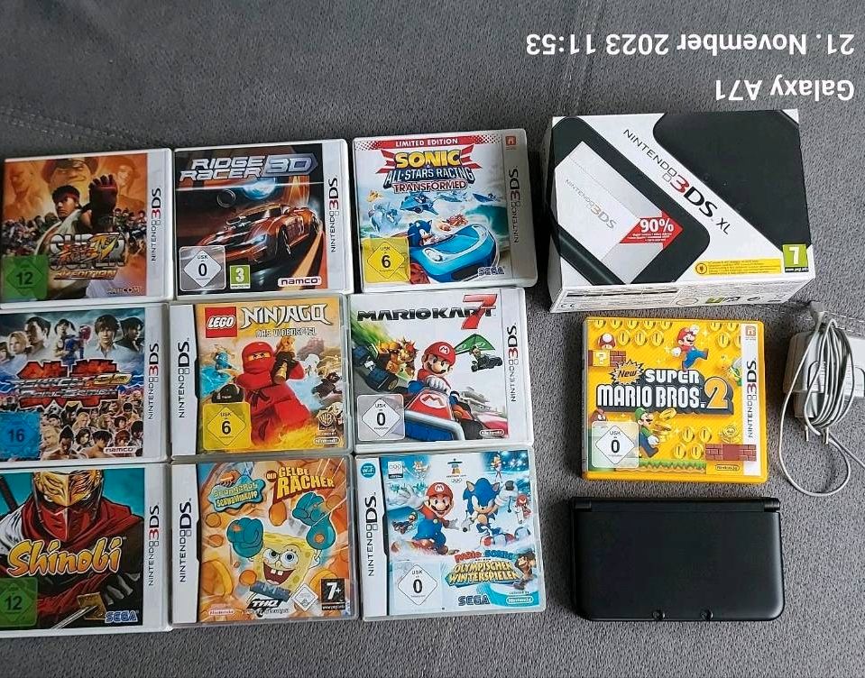 Nintendo 3ds xl  10 Spiele Top Zustand in Hamburg