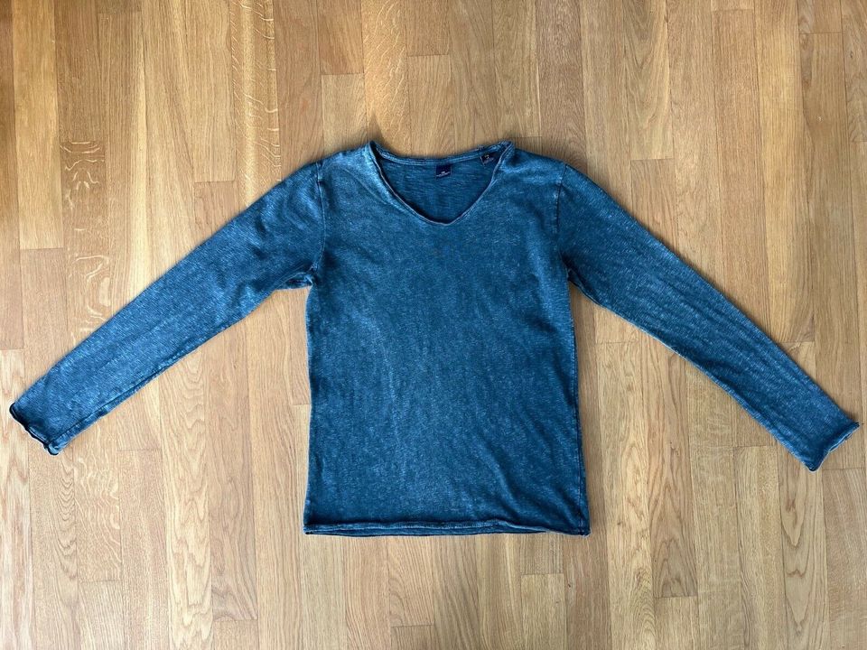 Scotch Shrunk Sweatshirt Pullover, dunkelgrau anthrazit, 14/164 in Düsseldorf