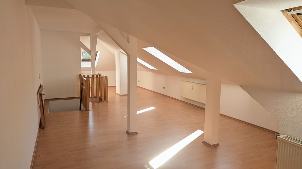 4 Zimmer-Dachgeschosswohnung über 2. Etagen mit Balkon in Bautzen