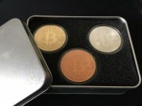 Bitcoin Medaillen Set 3 x 1 oz Kupfer Silver Gildet Mining Crypto Niedersachsen - Fürstenau Vorschau