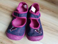 Hausschuhe Kinder Schuhe lila Schmetterling Glitzer Gr. 35 Brandenburg - Elsterwerda Vorschau