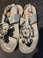 A.S.98 Sandalen 38 Silber weiß Brandenburg - Hohen Neuendorf Vorschau