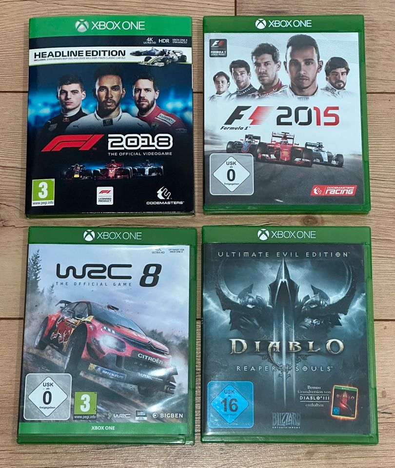 XBOX One Spiele | Games | Formel 1 | Diablo | WRC in Römhild