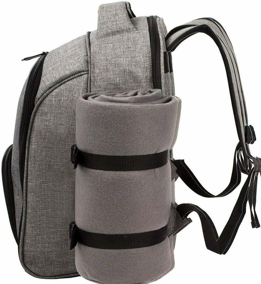 Neu Hap Tim picknickrucksack 4 Personen mit Fleece-Decke in Wuppertal