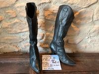 Comma Leder Gr 38 NP 159€ geraffter Schaft Stiefel 7 cm Absatz Rheinland-Pfalz - Bobenheim-Roxheim Vorschau