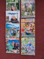 7 Zeitschriften, Die Allgäuerin, Landidee + mein schönes Land Hessen - Rodgau Vorschau