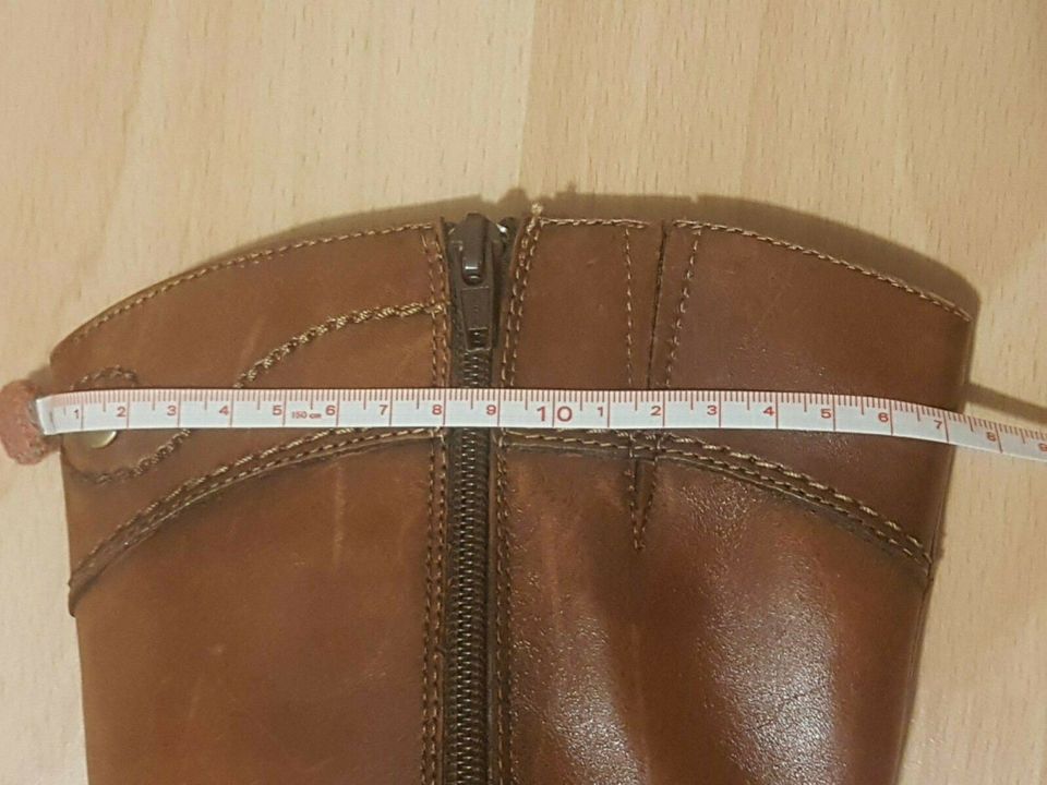 Lederstiefel, Größe 40 in Oestrich-Winkel