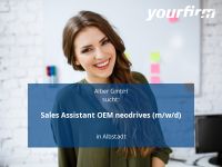 Sales Assistant OEM neodrives (m/w/d) | Albstadt Baden-Württemberg - Albstadt Vorschau