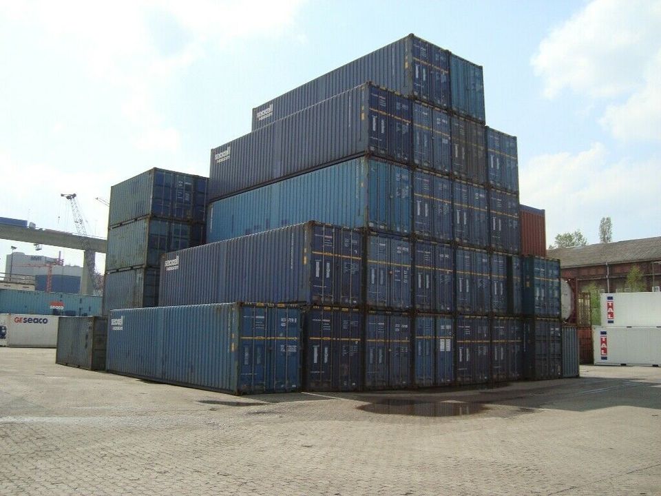 40`HCPW Seecontainer Lagercontainer extra breit günstig Container in Hamburg