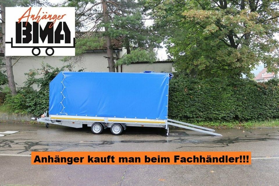 EDUARD Hochlader Anhänger 506x200x200 3,0to Hochplane & 45° in Mühlhausen im Täle