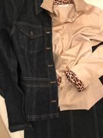 Edel Jeans Kostüm Jacke Rock Schwarz Cognac Neu Köln - Widdersdorf Vorschau