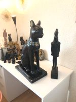 Große Ägyptische Skulpturen Bastet & Horus Götter Statuen Baden-Württemberg - Gundelfingen Vorschau