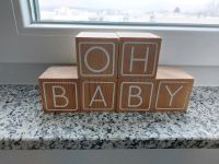 Oh Baby Holz Würfel Ginger Ray * Deko Baby Kinderzimmer Hessen - Kelsterbach Vorschau