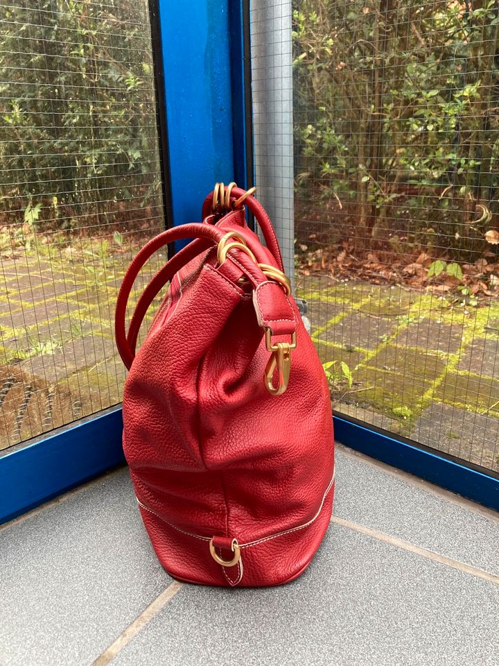 Neu Picard Handtasche Leder rot in Lübeck