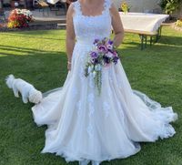 Königinnenkleid Unikat Brautkleid Brautmode Festkleid Prinzessin Nordrhein-Westfalen - Waldfeucht Vorschau