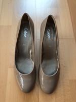 beige Gabor Lack Pumps in Gr. 41, Top Zustand Bayern - Traunreut Vorschau