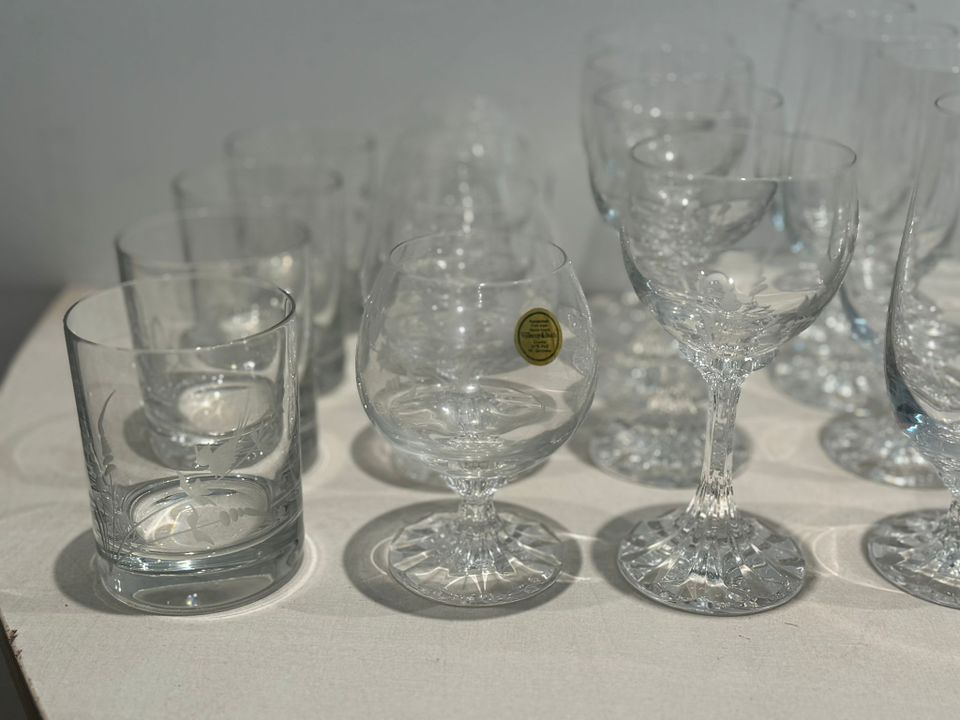 20 tlg Gläser Set VILLEROY + BOCH geschlifflenes Kristallglas in Rösrath