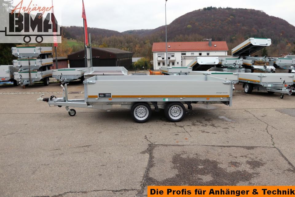 Hochlader Anhänger EDUARD 356x200x40 3500kg lfh. 63cm 40cm Bordwä in Mühlhausen im Täle