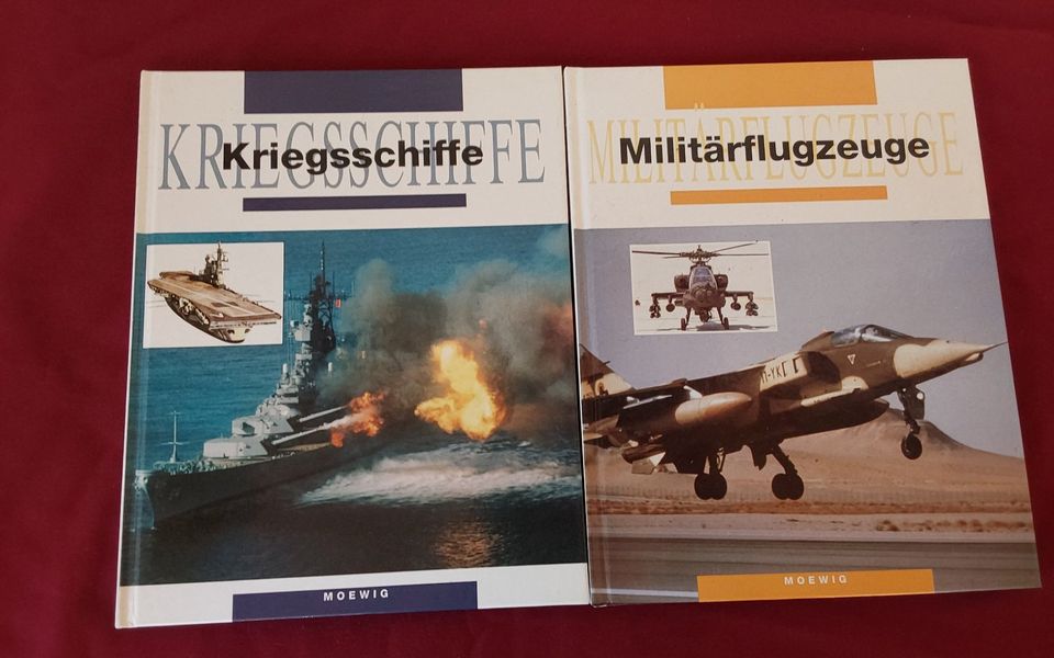 Buch; Militärflugzeuge ; Kriegsschiffe; Bildbände in Benshausen