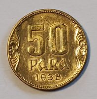 50 Para Münze 1938 Königreich Jugoslawien Bayern - Trogen Vorschau