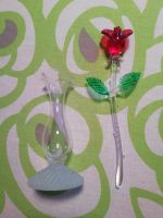 Rose und Vase aus Glas Bayern - Blindheim Vorschau