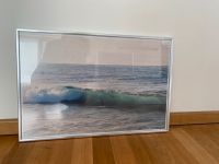 Gerahmtes Bild Wellen mit silbernem Rahmen Meer Strand Surfen Hamburg - Altona Vorschau