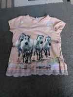Mädchen T-shirt Größe 128 Pferde Hessen - Staufenberg Vorschau