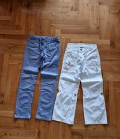 NEU Lila Jeans 158 weiße Sommerhose 146 c&a Knopf am Bein fehlt! Hessen - Wehrheim Vorschau