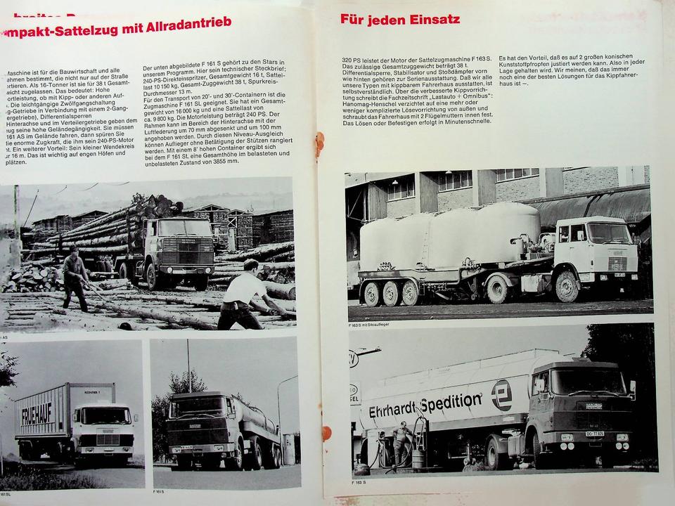 Hanomag Henschel Sattelzugmaschine F161|F163|F201|F203|F221 in Bad Harzburg