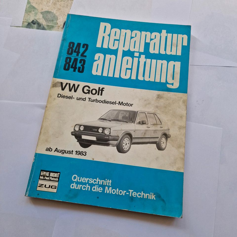 Reparaturanleitung VW Golf ab August 83 in Lemgo