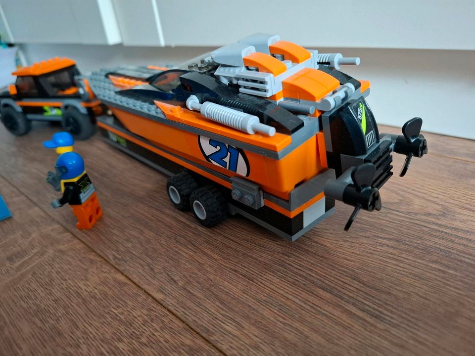 Lego 60085 Allradfahrzeug mit Powerboot in Niederndodeleben