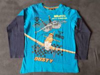 Langarmshirt Disney Planes Dusty blau Größe 128 Hessen - Weinbach Vorschau