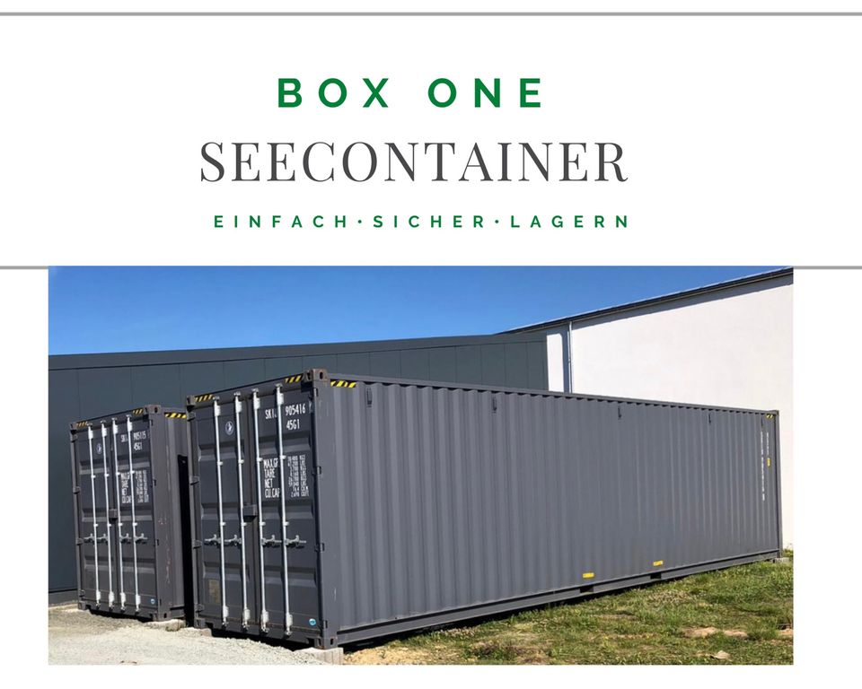 Seecontainer kaufen | 40 Fuß Seecontainer | Lieferung bundesweit in Mainz