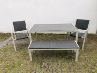 Gartenmöbel Set Bank 2x Stuhl Tisch mit Glasplatte Nordrhein-Westfalen - Moers Vorschau