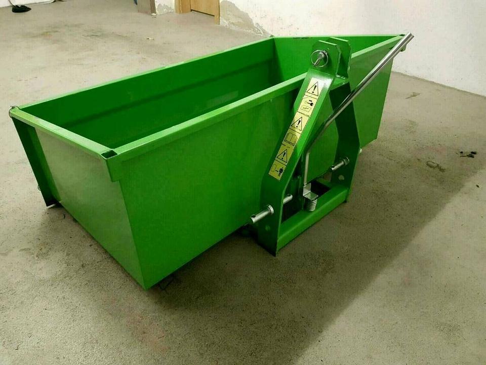 Heckmulde Heckcontainer Mulde 125cm kippbar Kleintraktor neu in Königsbrück