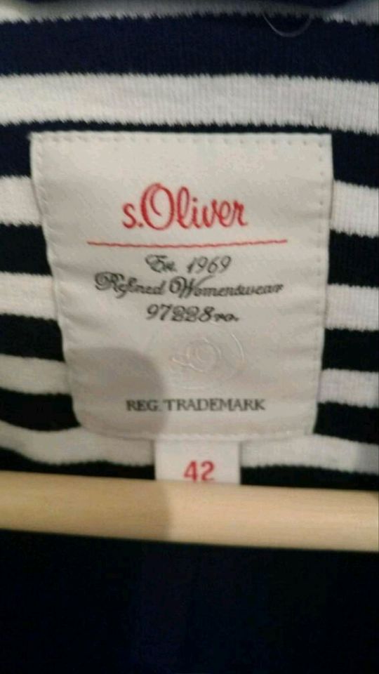 Blazer/Jacke Größe XL/42 S Oliver maritim in Nienburg (Weser)