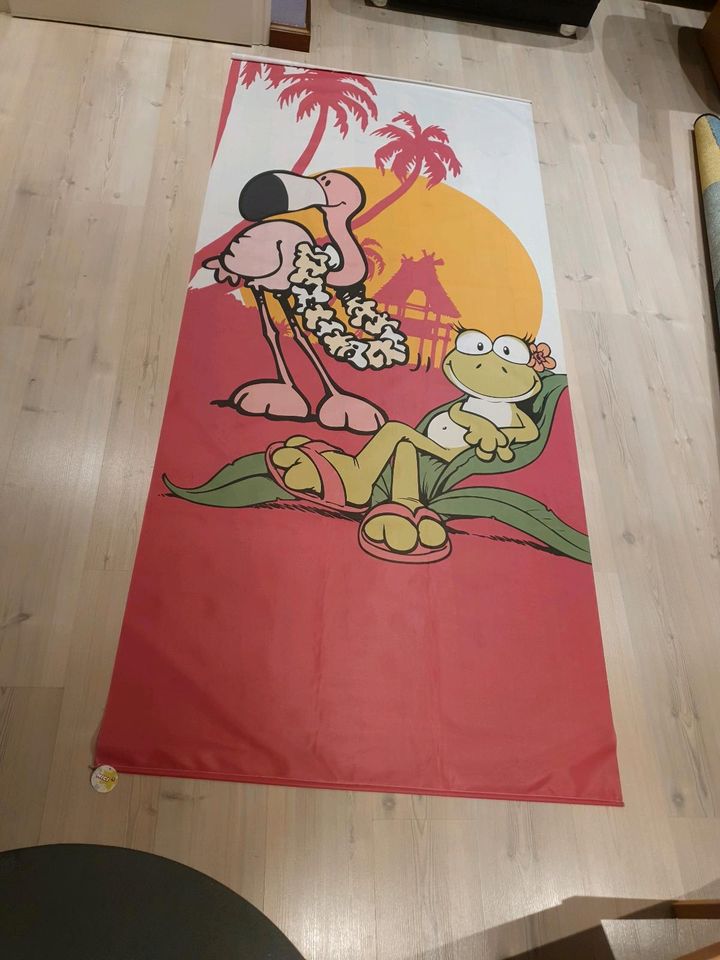 NICI Frosch Flamingo Vorhang Raumteiler 215cm x 100cm *NEU* in Steinbergkirche