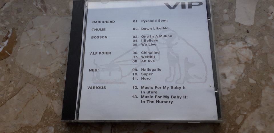 NEU !- CD- Promo/3 tracks- VIP- EMI- 7.5.2001- Radiohead etc.used in Bedburg-Hau