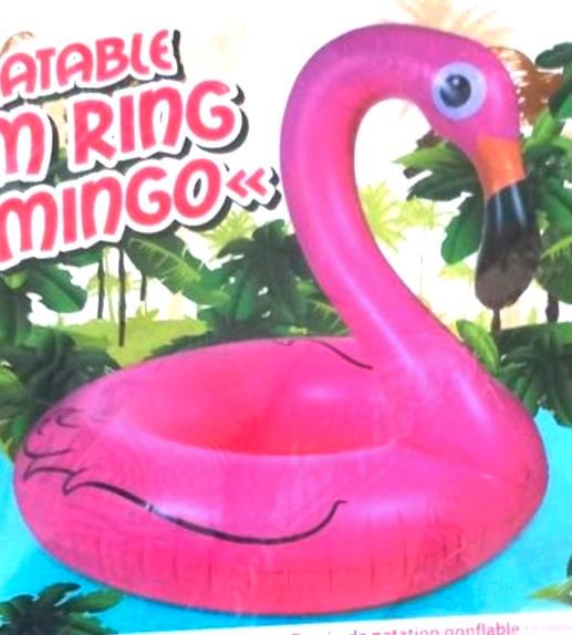 Schwimmring Flamingo | XXL | 110cm | Party Luftmatratze in Bochum