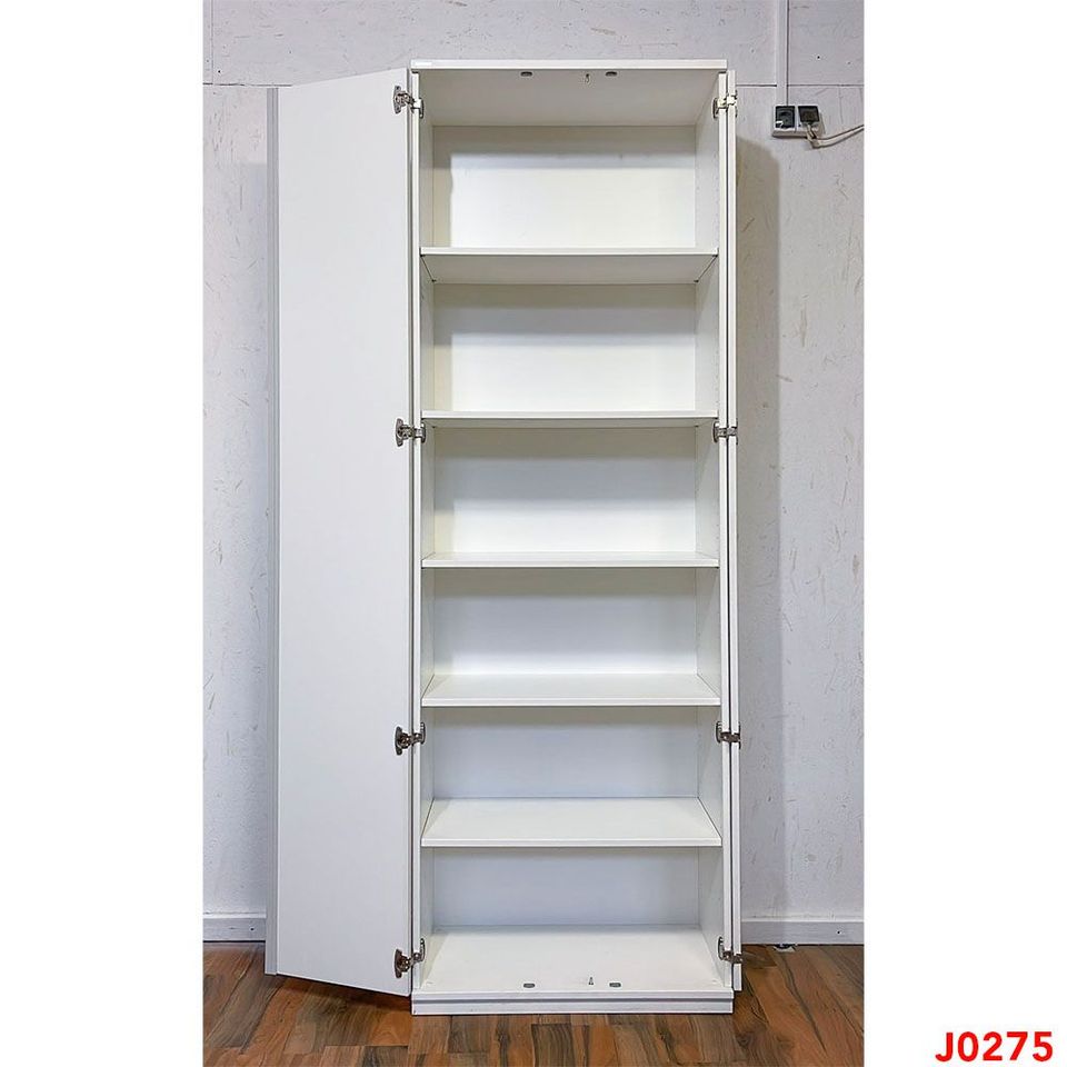 Büromöbel Set: PALMBERG Schreibtisch Highboard Schrank 80 cm weiß in Berlin