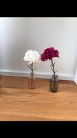 Ikea Kunstblumen Deko Vase Glas weiß pink Hannover - Linden-Limmer Vorschau